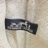 【6fa1013】エルメス トートバッグ ニューフールトゥMM キャンバス グレー シルバー金具【中古】メンズ レディース ユニセックス