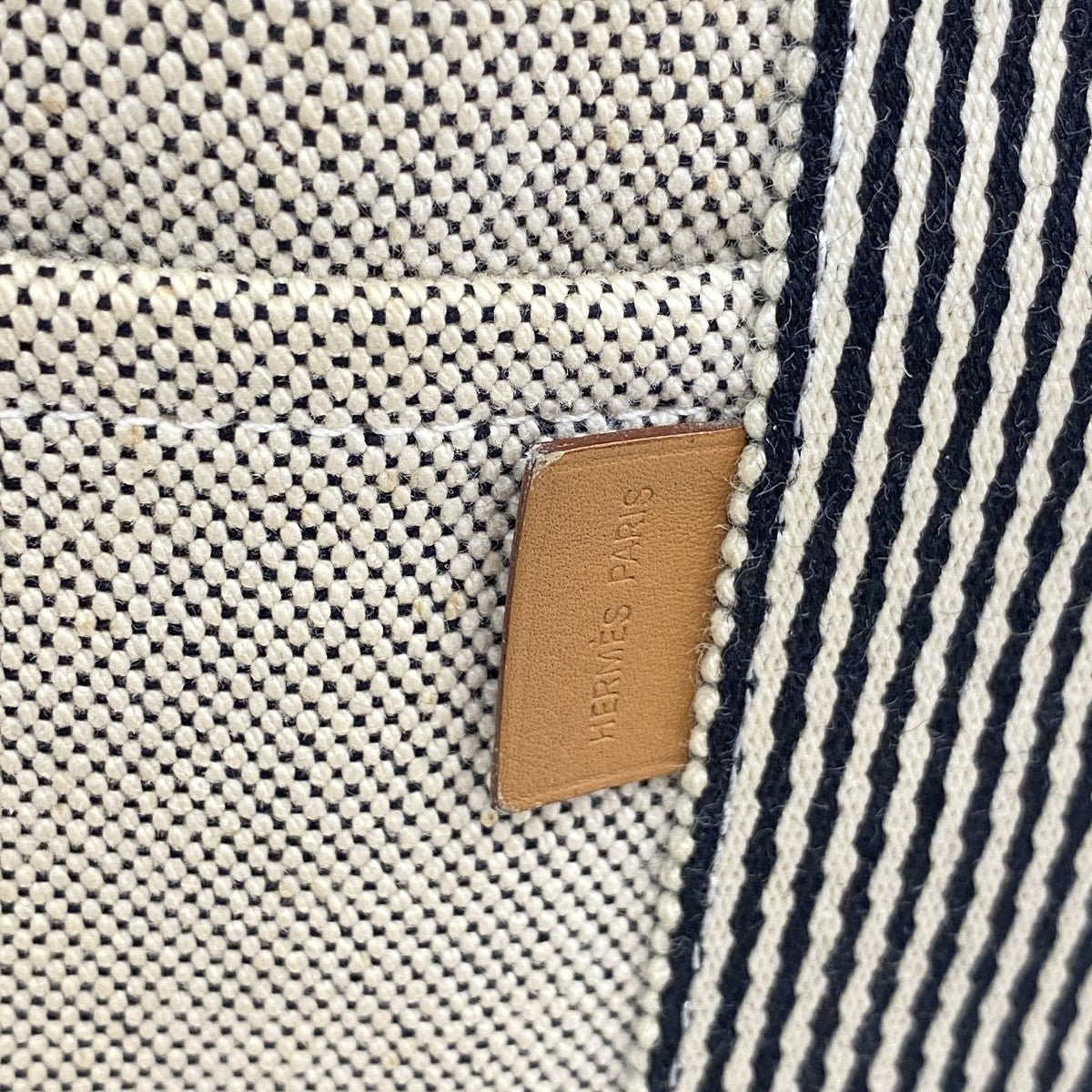 【6fa1013】エルメス トートバッグ ニューフールトゥMM キャンバス グレー シルバー金具【中古】メンズ レディース ユニセックス