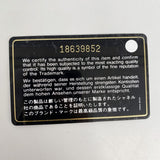 【6fa1014】シャネル 長財布 カメリア ラムスキン ブラック シルバー金具【中古】レディース