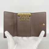 【6fa1016】ルイヴィトン キーケース ダミエ ミュルティクレ6 N62630 エベヌ【中古】メンズ レディース ユニセックス