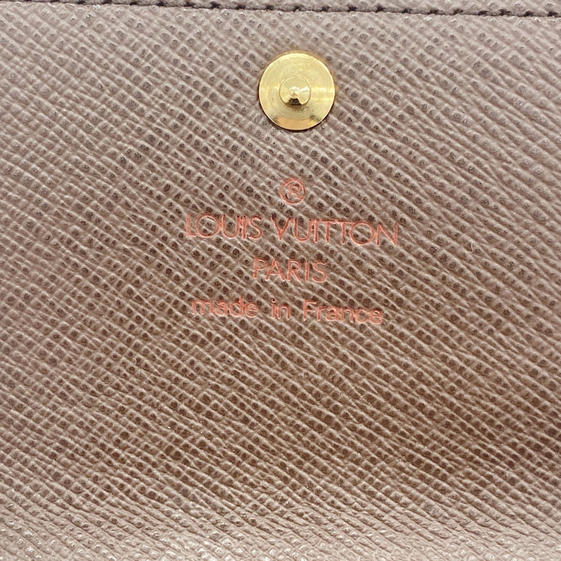 【6fa1016】ルイヴィトン キーケース ダミエ ミュルティクレ6 N62630 エベヌ【中古】メンズ レディース ユニセックス