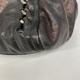 【6fa1025-k】シャネル チェーントート ラグジュアリー キャビアスキン ブラック シルバー金具【中古】レディース