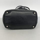 【6fa1026-k】シャネル トートバッグ カンボン ラムスキン ブラック シルバー金具【中古】レディース