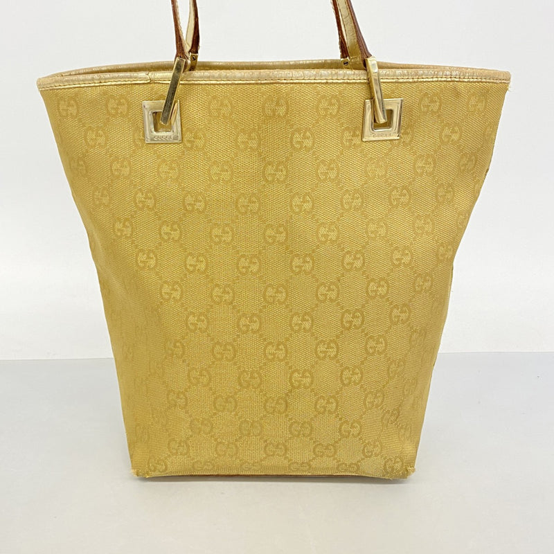 【6fa1028-k】グッチ トートバッグ GGキャンバス 002 1099 キャンバス ゴールド ゴールド金具【中古】レディース