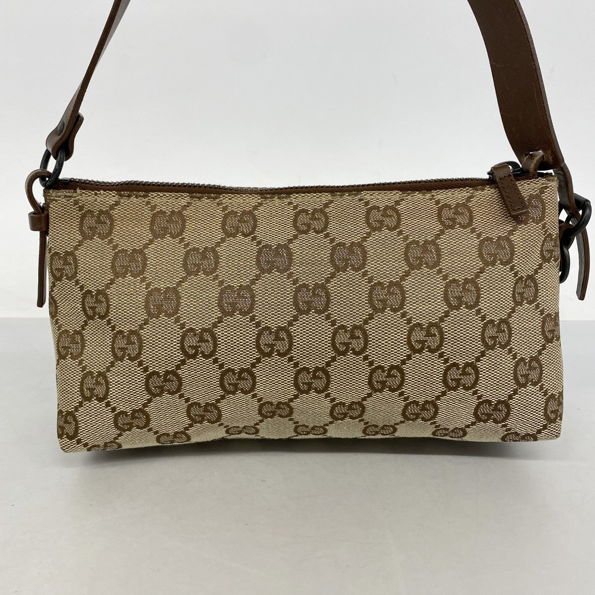 【6fa1029-k】グッチ ハンドバッグ GGキャンバス 103399 キャンバス ベージュ ブラウン【中古】レディース