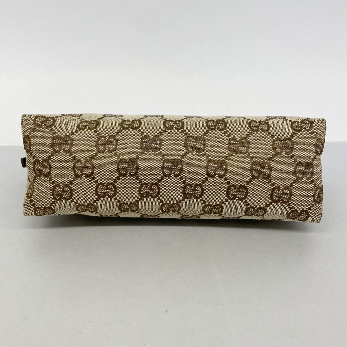 【6fa1029-k】グッチ ハンドバッグ GGキャンバス 103399 キャンバス ベージュ ブラウン【中古】レディース