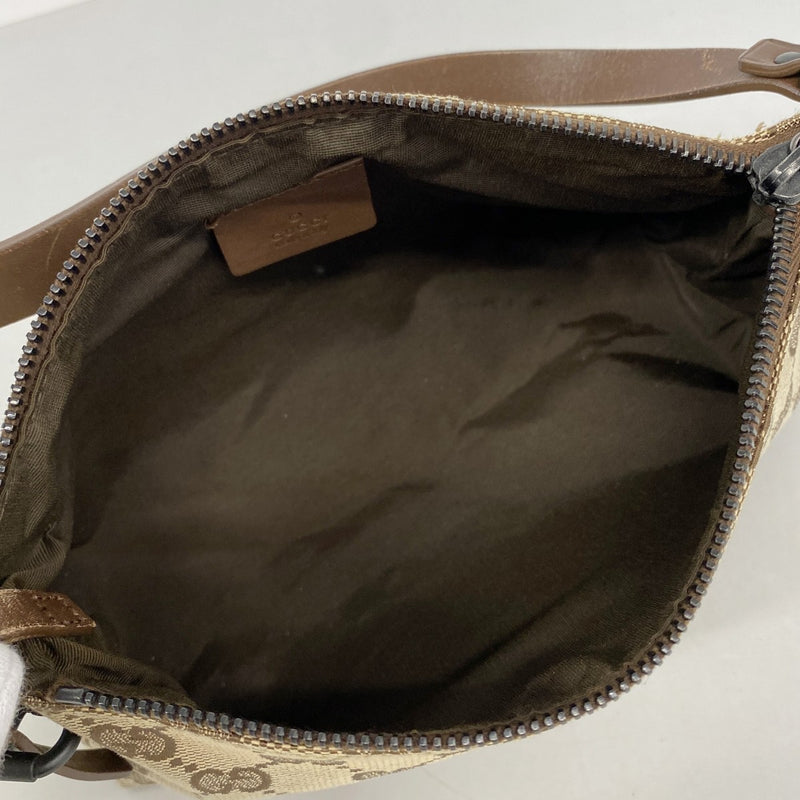 【6fa1029-k】グッチ ハンドバッグ GGキャンバス 103399 キャンバス ベージュ ブラウン【中古】レディース