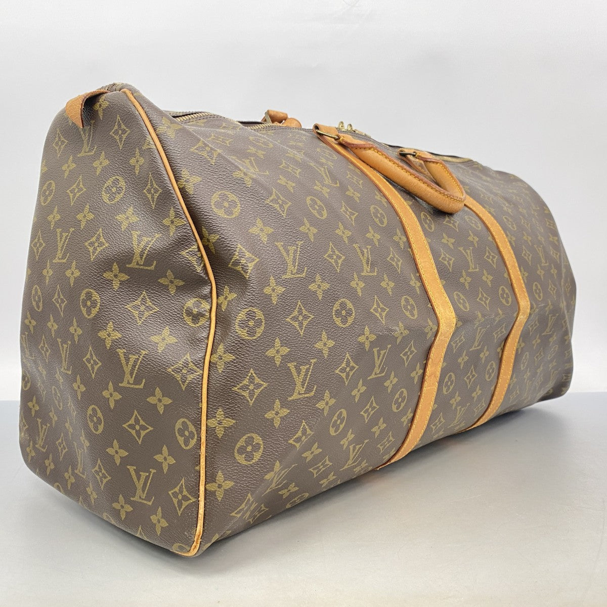 【6fa1036】ルイヴィトン ボストンバッグ モノグラム キーポル60 M41422 ブラウン【中古】メンズ レディース ユニセックス