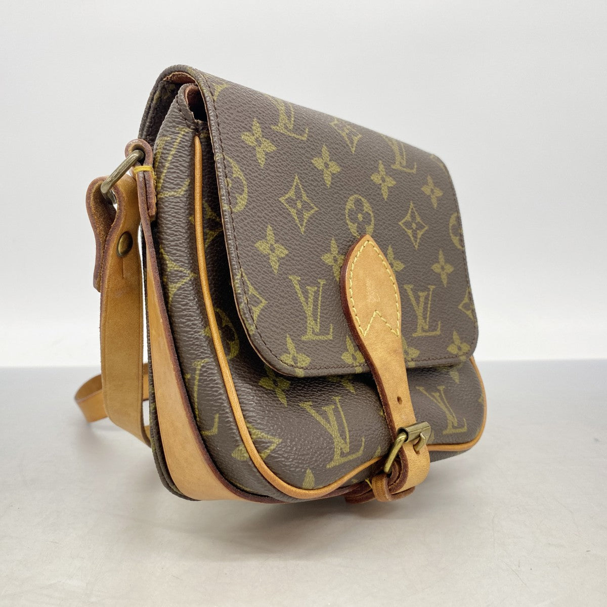 【6fa1038】ルイヴィトン ショルダーバッグ モノグラム カルトシエールPM M51254 ブラウン【中古】レディース