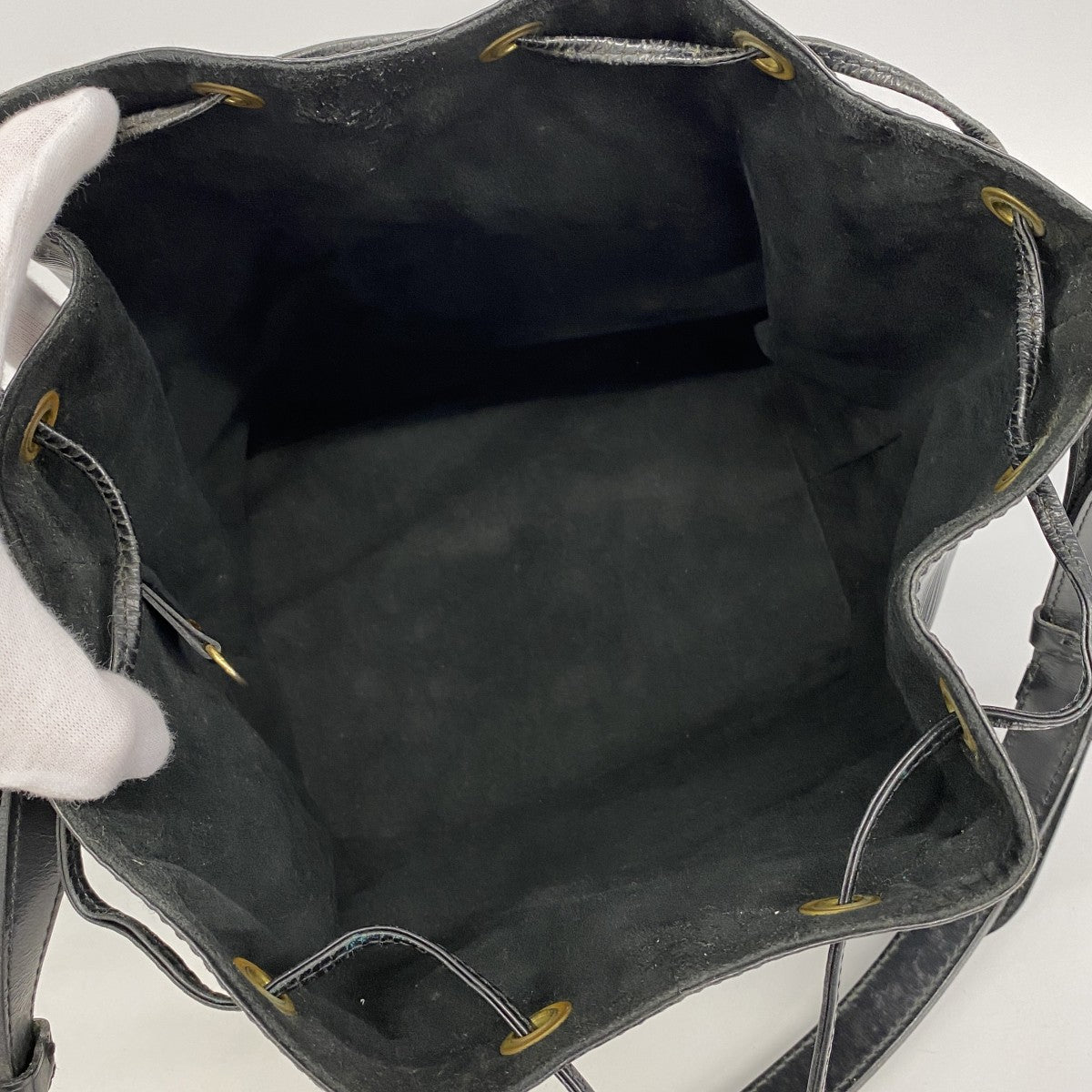 【6fa1044-k】ルイヴィトン ショルダーバッグ エピ プチノエ M59012 ノワール【中古】レディース