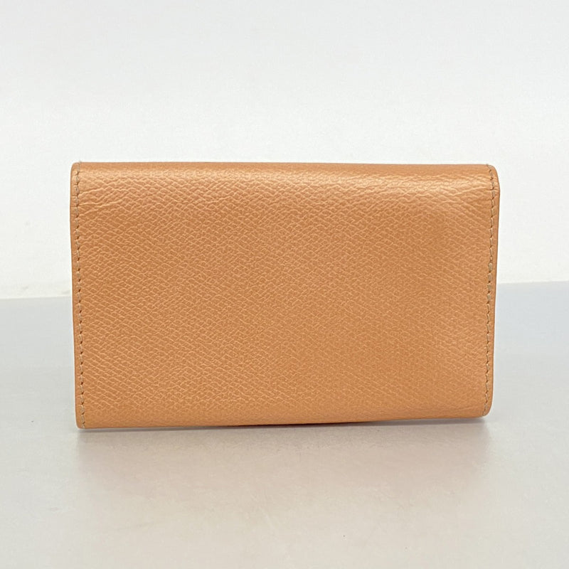 【6fa1049-k】シャネル キーケース ココボタン レザー ピンク シルバー金具【中古】レディース