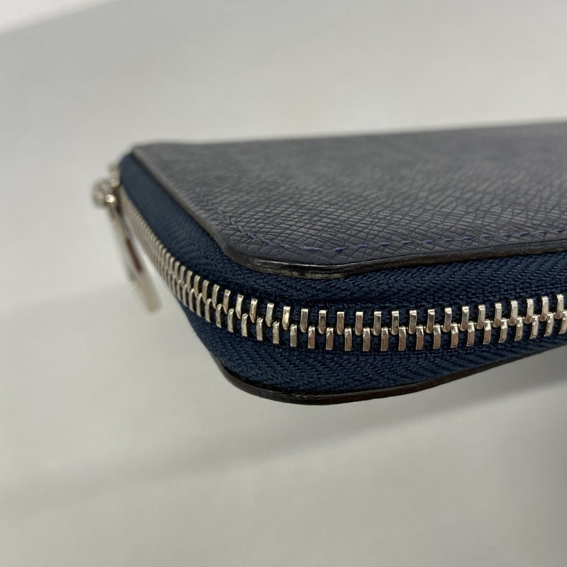 【6fa1050-k】ルイヴィトン 長財布 タイガ ジッピーウォレットヴェルティカル M30510 ブルーマリーヌ【中古】メンズ
