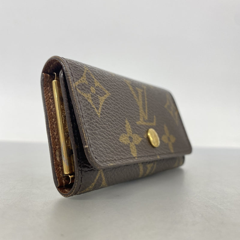 【6fa1053】ルイヴィトン キーケース モノグラム ミュルティクレ4 M69517 ブラウン【中古】メンズ レディース ユニセックス