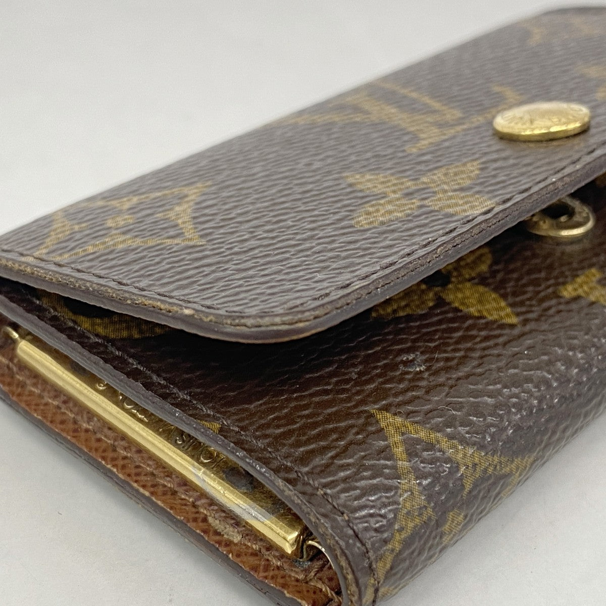 【6fa1053】ルイヴィトン キーケース モノグラム ミュルティクレ4 M69517 ブラウン【中古】メンズ レディース ユニセックス