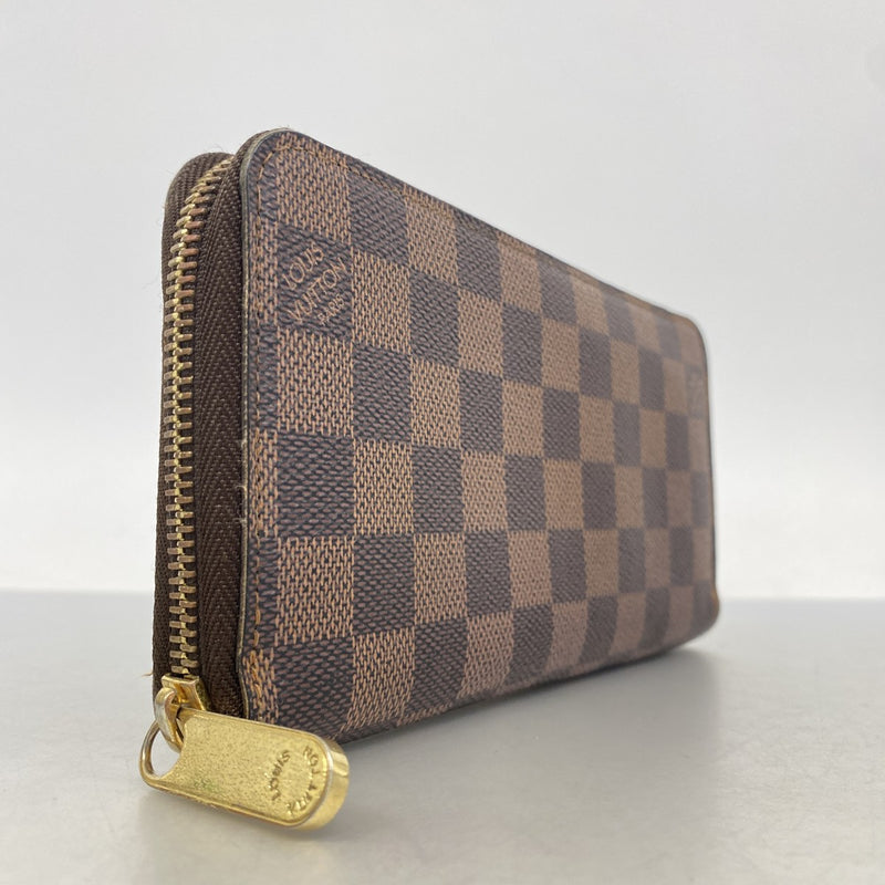 【6fa1055】ルイヴィトン 長財布 ダミエ ジッピーウォレット N60015 エベヌ【中古】メンズ レディース ユニセックス
