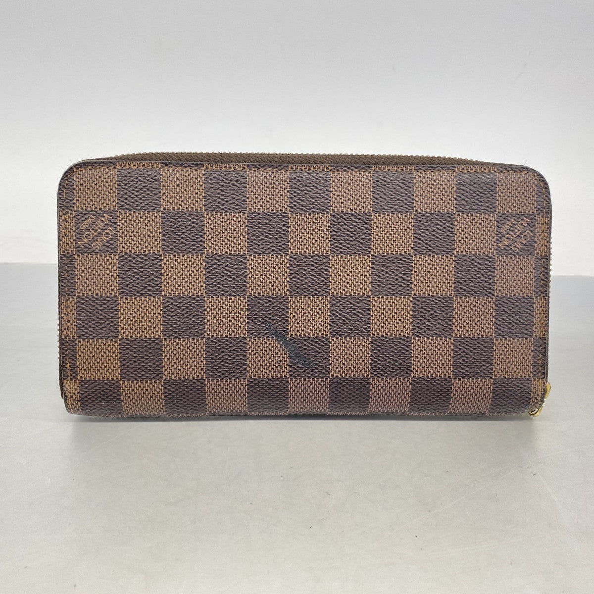 【6fa1055】ルイヴィトン 長財布 ダミエ ジッピーウォレット N60015 エベヌ【中古】メンズ レディース ユニセックス