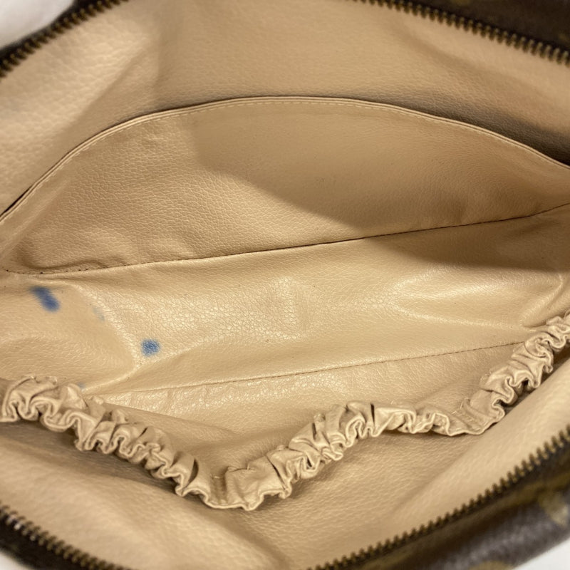 【6fa1056】ルイヴィトン ポーチ モノグラム トゥルース トワレット28 M47522 ブラウン【中古】レディース