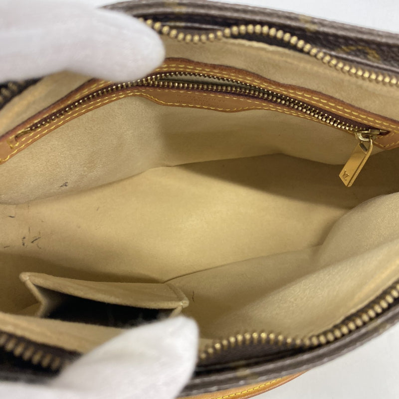 【6fa1057】ルイヴィトン ショルダーバッグ モノグラム ルーピングMM M51146 ブラウン【中古】レディース