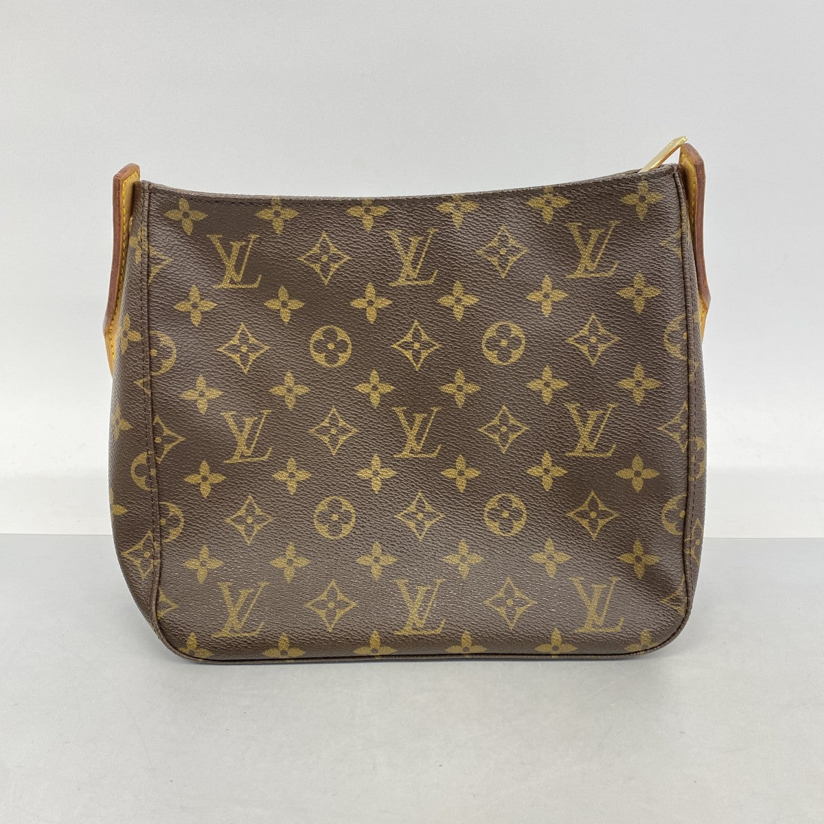 【6fa1057】ルイヴィトン ショルダーバッグ モノグラム ルーピングMM M51146 ブラウン【中古】レディース