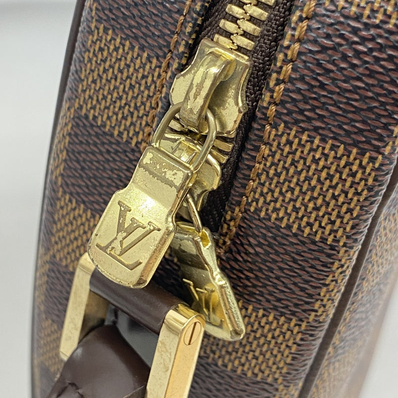 【6fa1058】ルイヴィトン ショルダーバッグ ダミエ イパネマPM N51294 エベヌ【中古】レディース