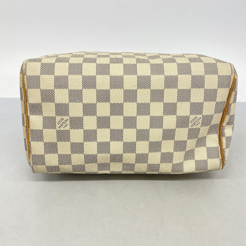 【6fa1061】ルイヴィトン ハンドバッグ ダミエ・アズール スピーディ25 N41371 ホワイト【中古】レディース