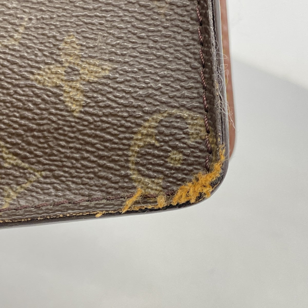 【6fa1062】ルイヴィトン クラッチバッグ モノグラム ポシェットオム M51795 ブラウン【中古】メンズ