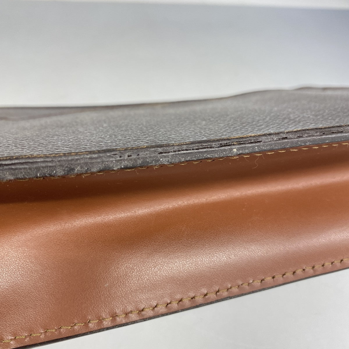 【6fa1062】ルイヴィトン クラッチバッグ モノグラム ポシェットオム M51795 ブラウン【中古】メンズ
