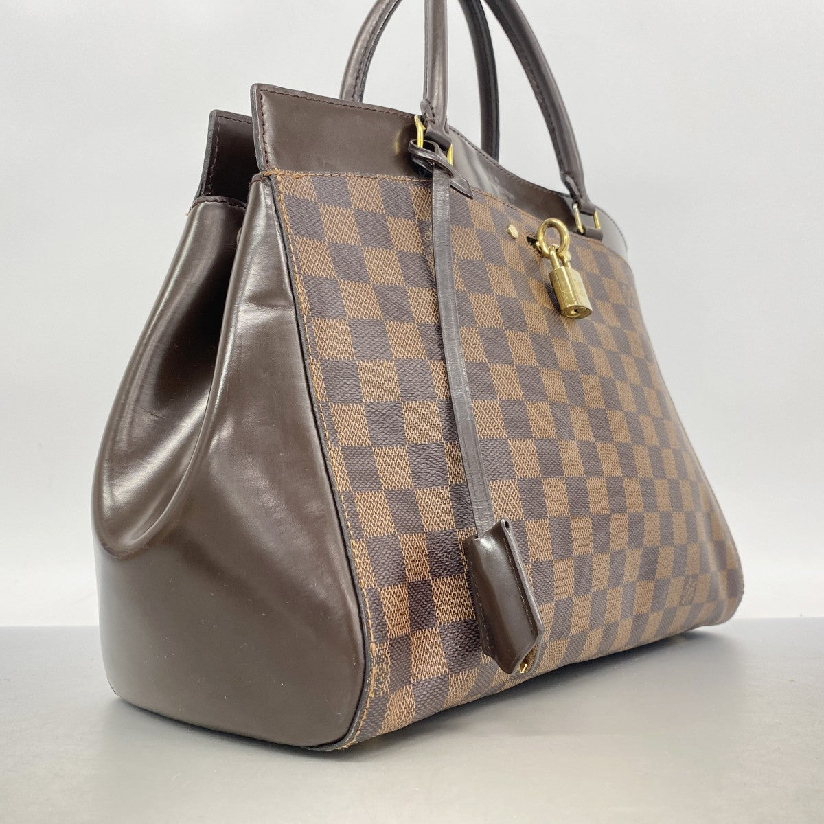 【6fa1064】ルイヴィトン ハンドバッグ ダミエ リヴォリMM N41150 エベヌ 2wayバッグ【中古】レディース