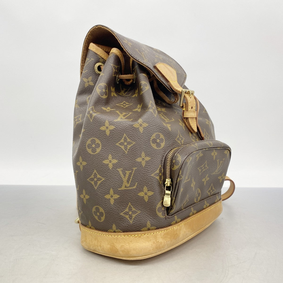 【6fa1065】ルイヴィトン リュック・デイパック モノグラム モンスリMM M51136 ブラウン【中古】レディース