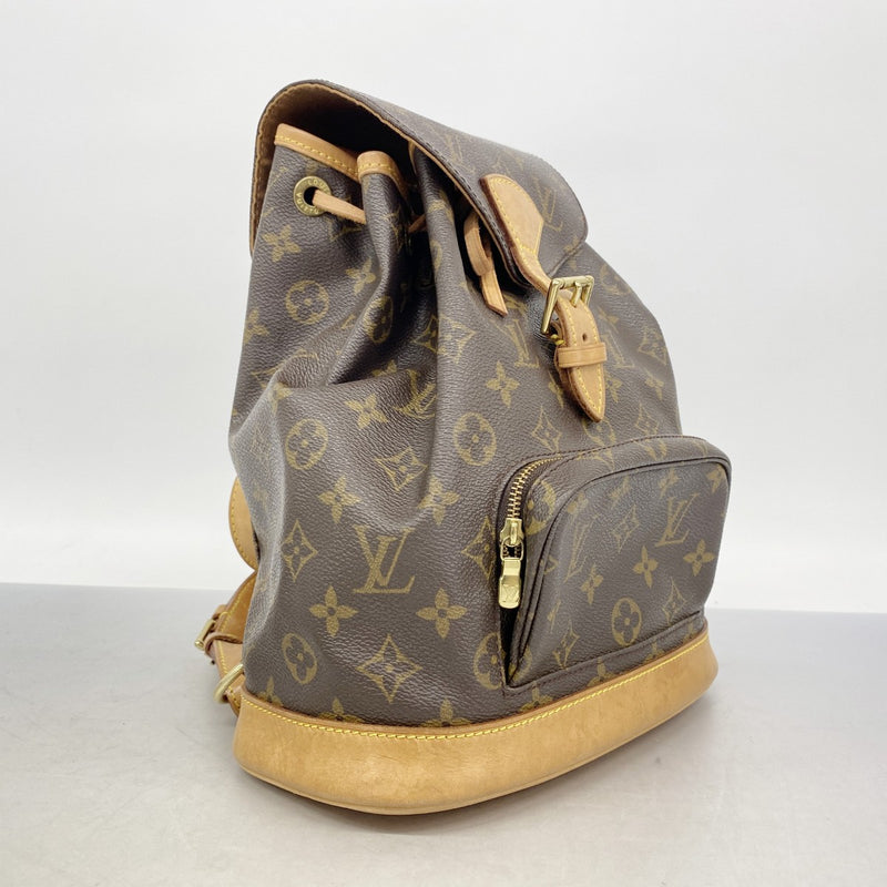 【6fa1066】ルイヴィトン リュック・デイパック モノグラム モンスリMM M51136 ブラウン【中古】レディース