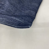 【6fa1077-k】プラダ トートバッグ デニム ブルー ブラック シルバー金具【中古】レディース