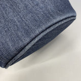 【6fa1077-k】プラダ トートバッグ デニム ブルー ブラック シルバー金具【中古】レディース