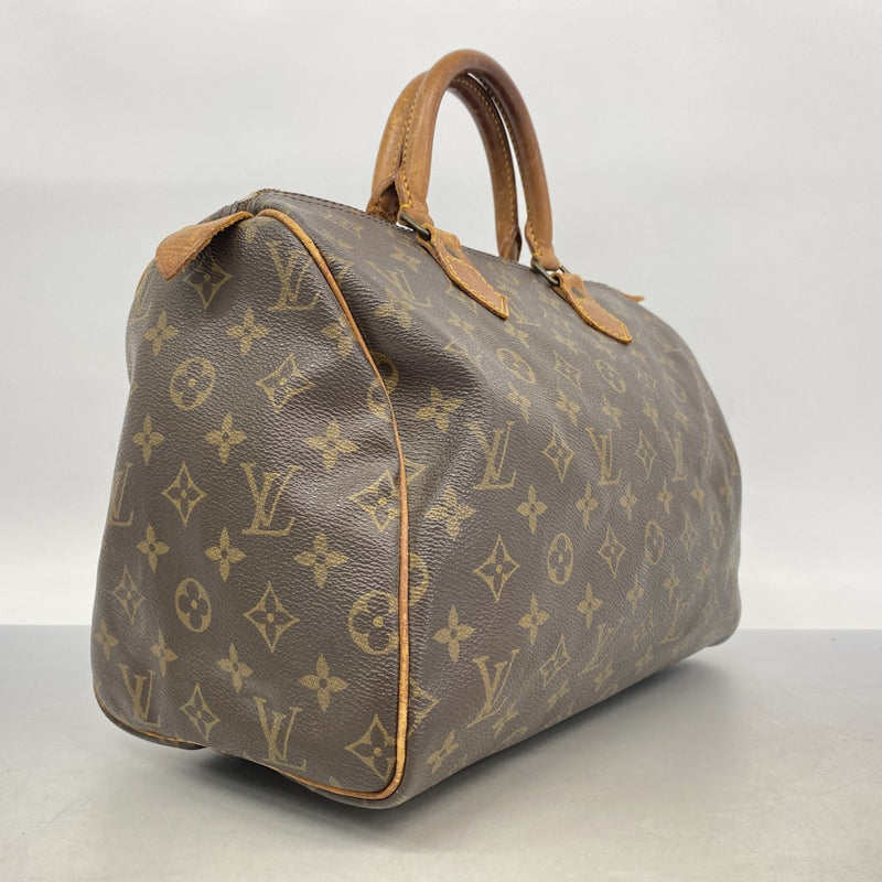 【6fa1079】ルイヴィトン ハンドバッグ モノグラム スピーディ30 M41108 ブラウン【中古】レディース