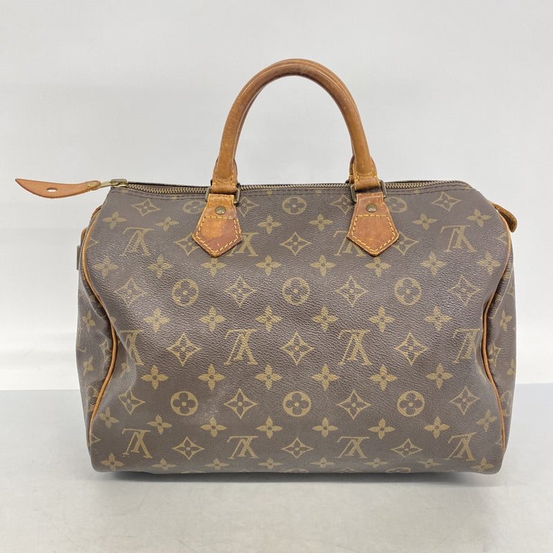 【6fa1079】ルイヴィトン ハンドバッグ モノグラム スピーディ30 M41108 ブラウン【中古】レディース