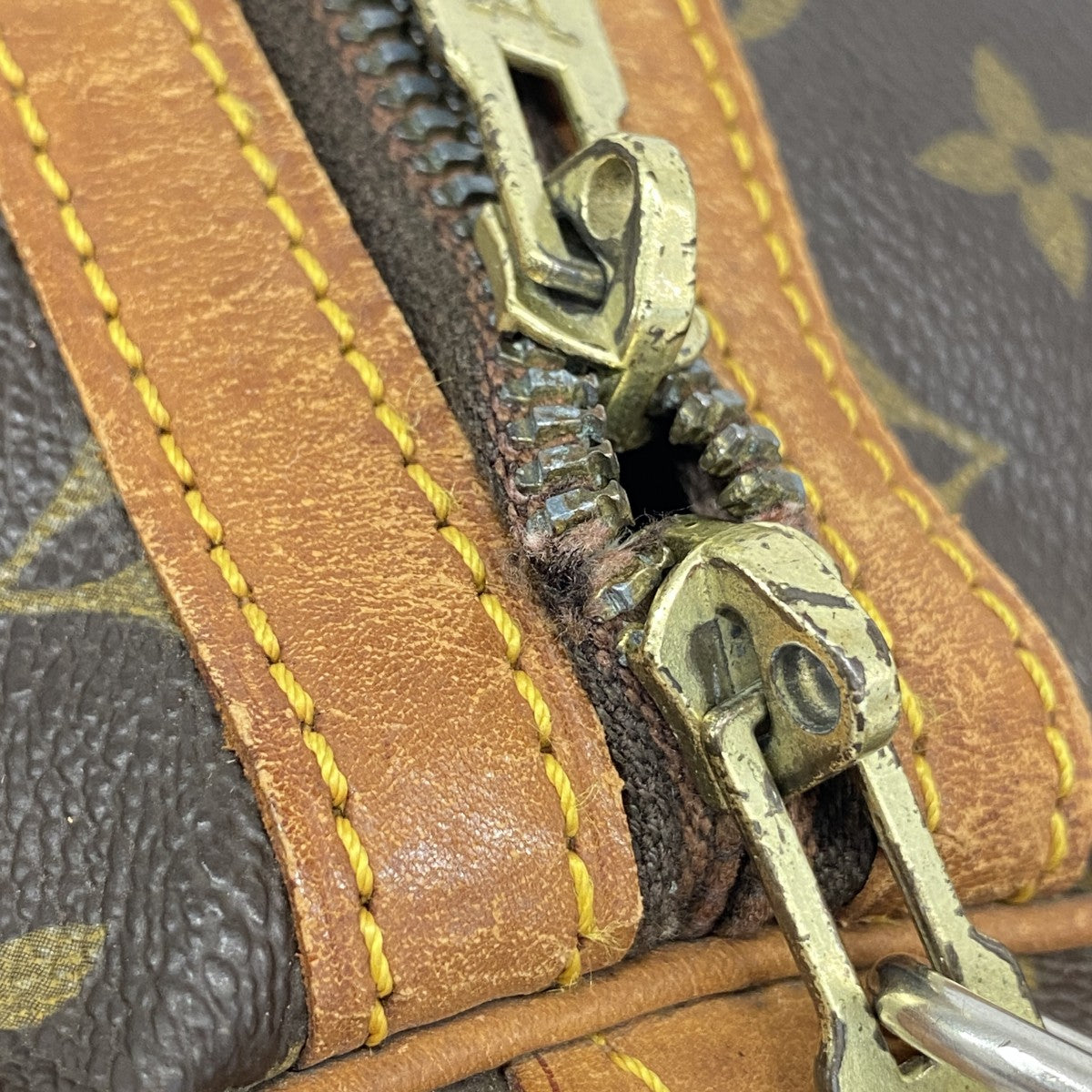 【6fa1081】ルイヴィトン ボストンバッグ モノグラム サックスプール45 M41624 ブラウン【中古】メンズ レディース ユニセックス
