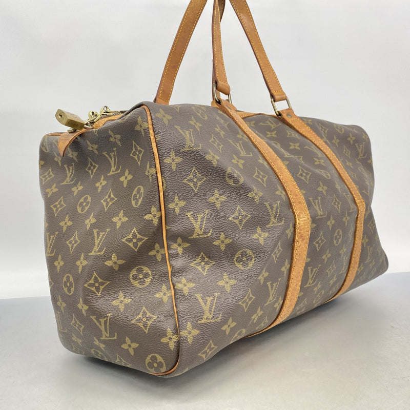 【6fa1081】ルイヴィトン ボストンバッグ モノグラム サックスプール45 M41624 ブラウン【中古】メンズ レディース ユニセックス