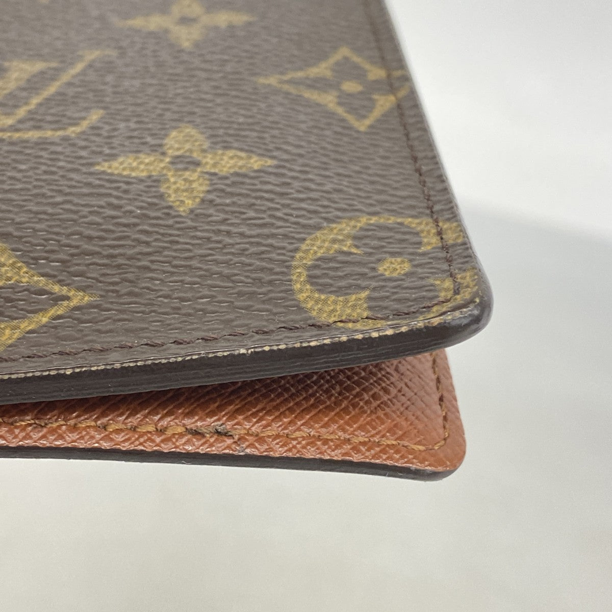 【6fa1086】ルイヴィトン 長札入れ モノグラム ポルトバルールカルトクレディ M61823 ブラウン【中古】メンズ