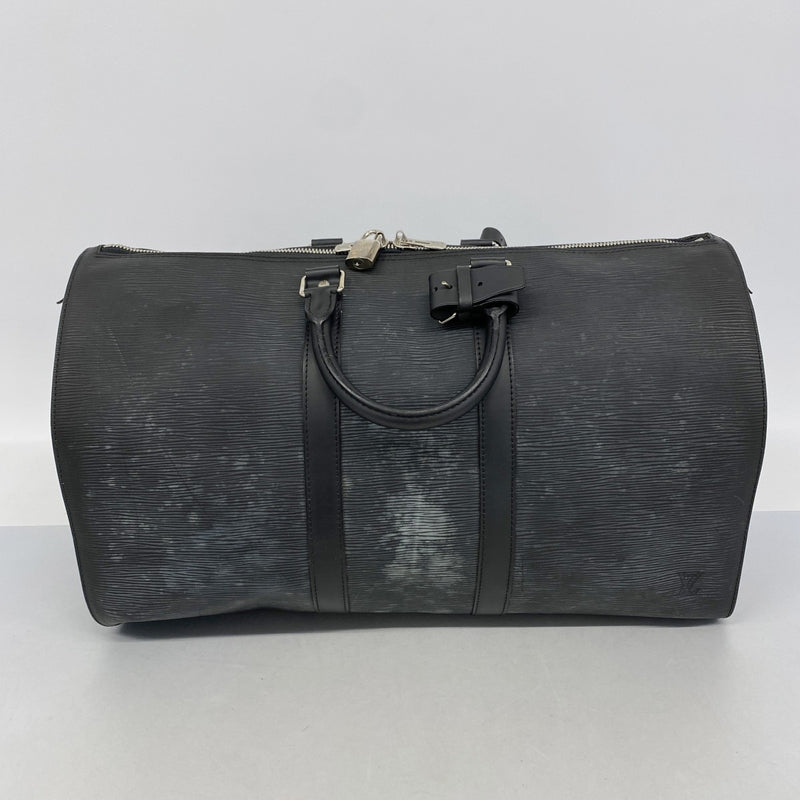 【6fa1089】ルイヴィトン ボストンバッグ エピ キーポル45 M59152 ノワール【中古】メンズ レディース ユニセックス