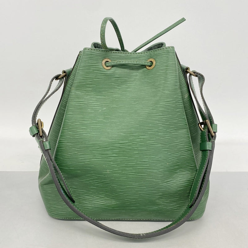 【6fa1091】ルイヴィトン ショルダーバッグ エピ プチノエ M44104 ポルネオグリーン【中古】レディース