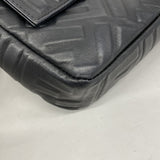 【6fa1099】フェンディ ハンドバッグ マンマバケット レザー ブラック ゴールド金具 2wayバッグ【中古】レディース