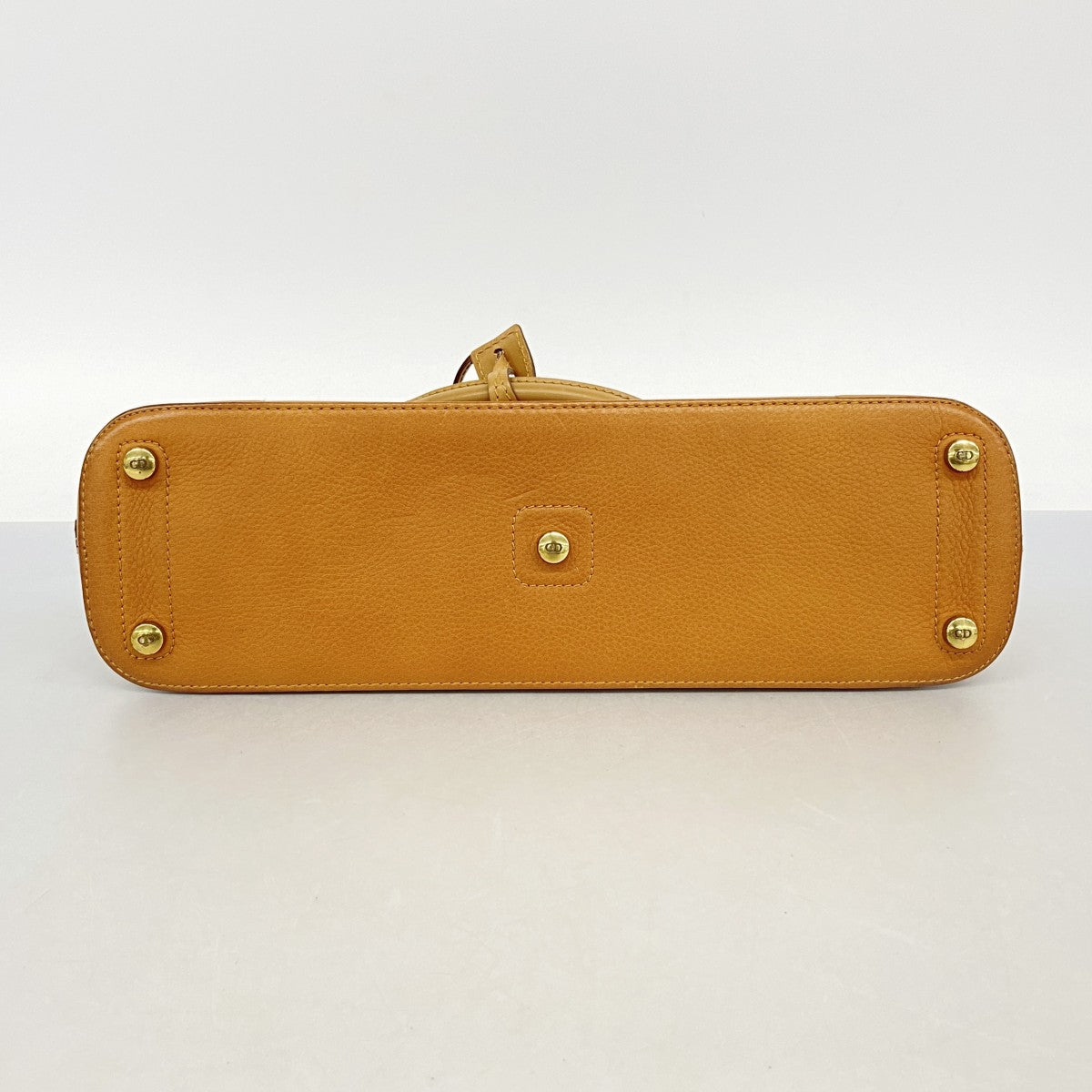 【6fa1101】クリスチャンディオール ハンドバッグ ストリートシック レザー ブラウン ゴールド金具【中古】レディース