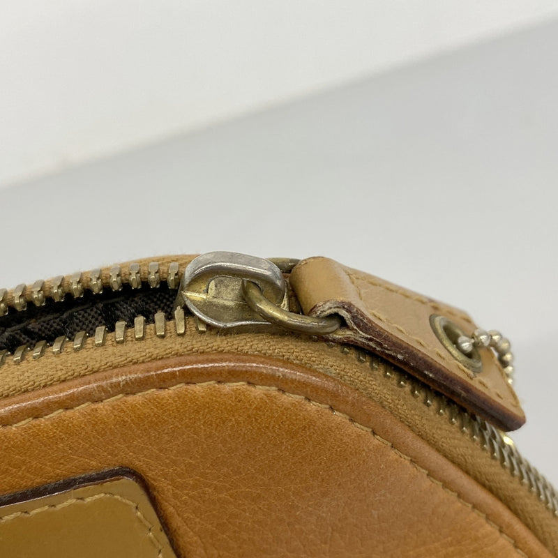 【6fa1101】クリスチャンディオール ハンドバッグ ストリートシック レザー ブラウン ゴールド金具【中古】レディース