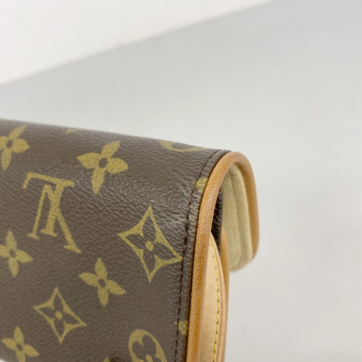 【6fa1106】ルイヴィトン ショルダーバッグ モノグラム ポシェットツインPM M51854 ブラウン【中古】レディース