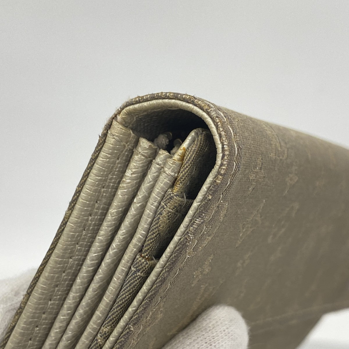 【6fa1114】ルイヴィトン 長財布 モノグラム・ミニラン ポルトフォイユサラ M95665 プラティーヌ【中古】レディース