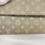 【6fa1114】ルイヴィトン 長財布 モノグラム・ミニラン ポルトフォイユサラ M95665 プラティーヌ【中古】レディース