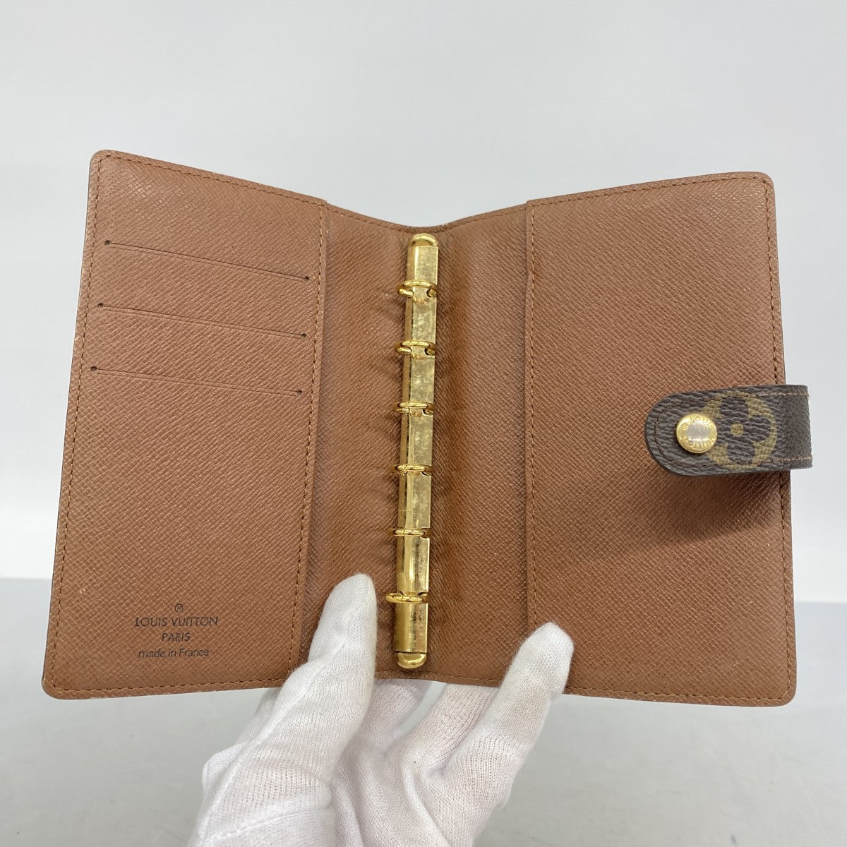 【6fa1117】ルイヴィトン 手帳カバー モノグラム アジェンダPM R20005 ブラウン【中古】メンズ レディース ユニセックス