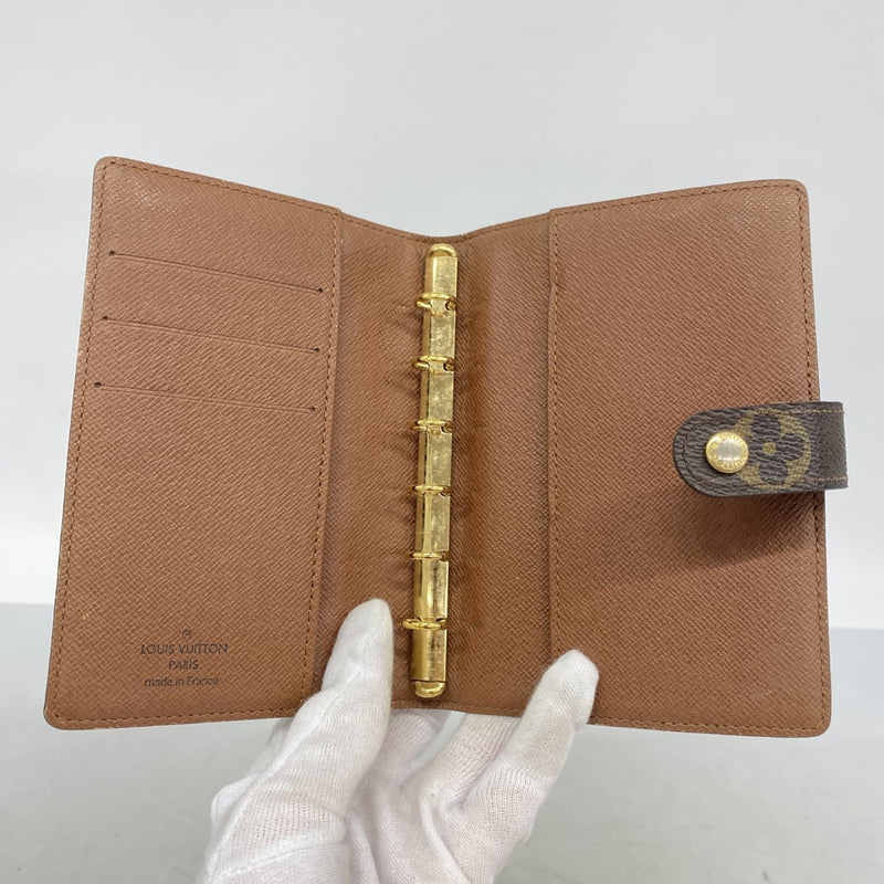 【6fa1117】ルイヴィトン 手帳カバー モノグラム アジェンダPM R20005 ブラウン【中古】メンズ レディース ユニセックス