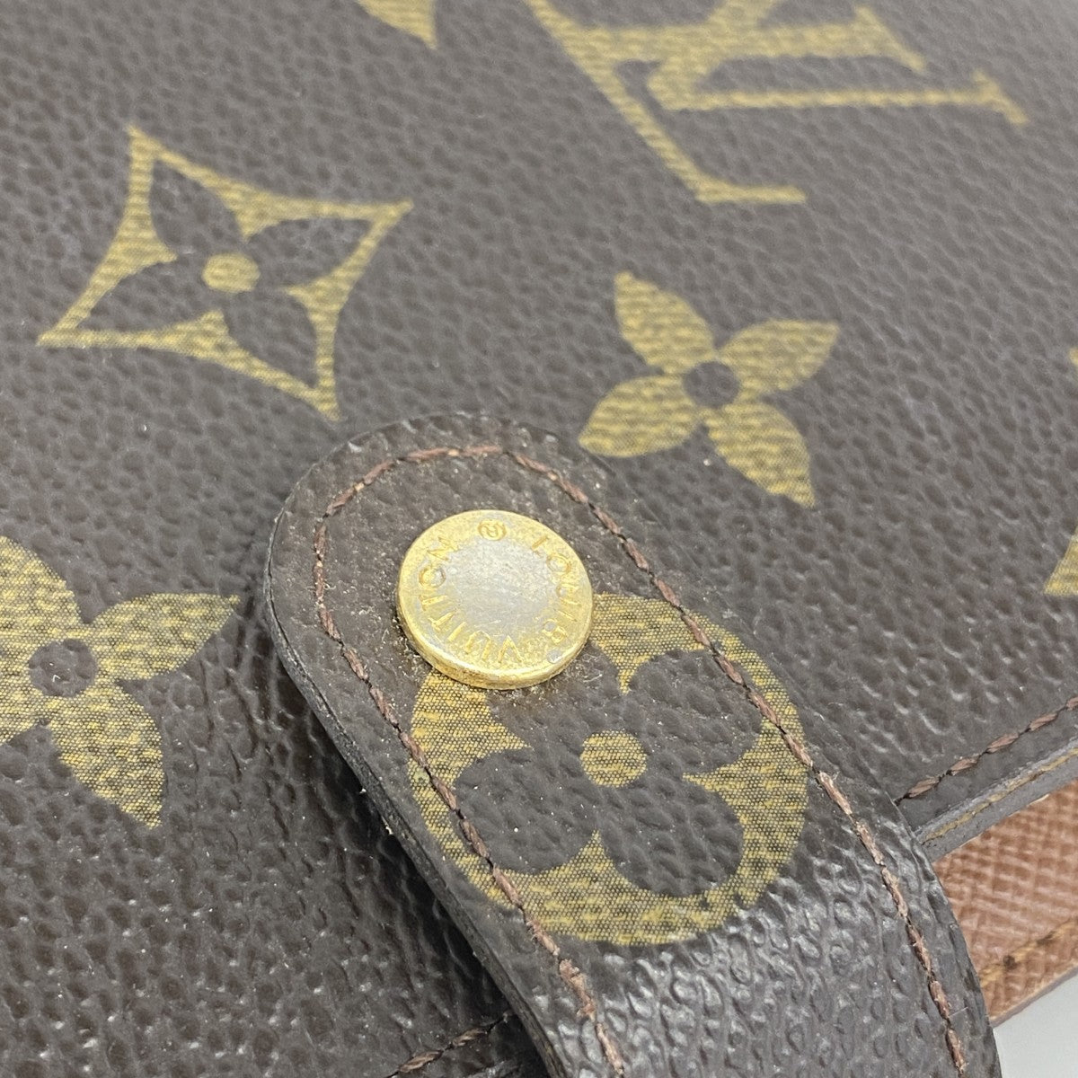 【6fa1117】ルイヴィトン 手帳カバー モノグラム アジェンダPM R20005 ブラウン【中古】メンズ レディース ユニセックス