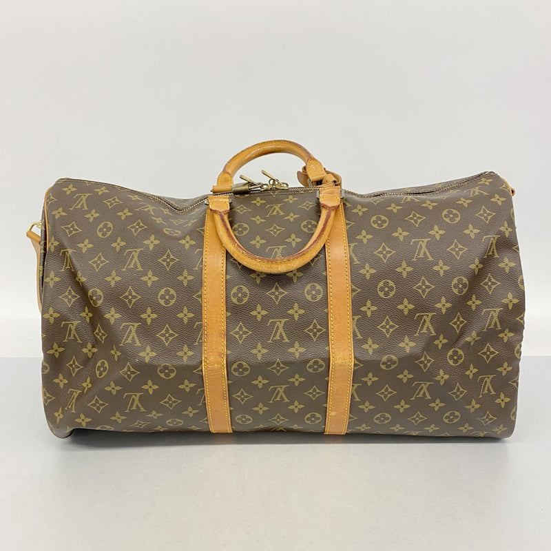 【6fa1118】ルイヴィトン ボストンバッグ モノグラム キーポルバンドリエール55 M41414 ブラウン【中古】メンズ レディース ユニセックス