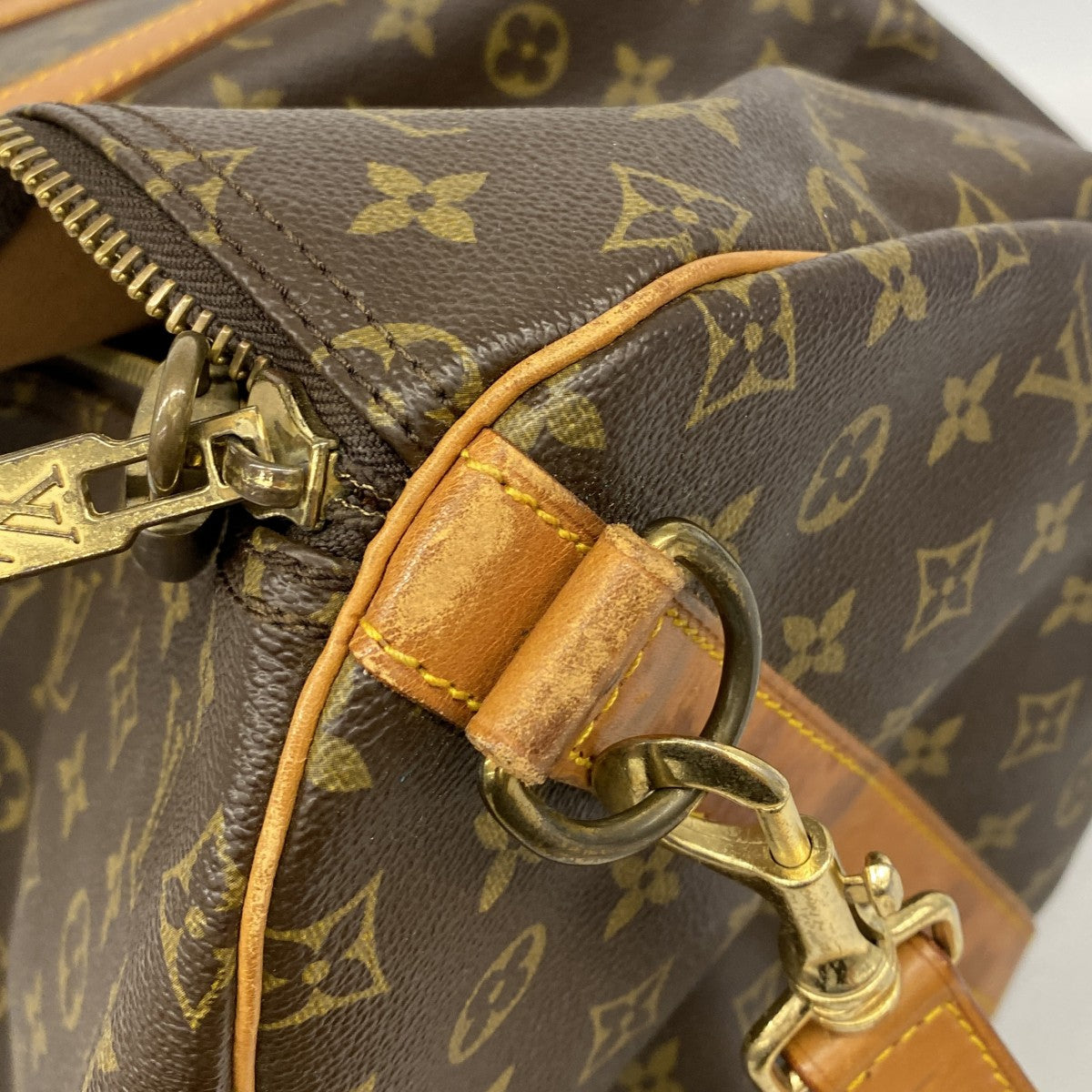【6fa1118】ルイヴィトン ボストンバッグ モノグラム キーポルバンドリエール55 M41414 ブラウン【中古】メンズ レディース ユニセックス